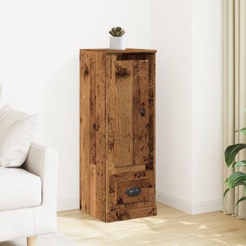 vidaXL buffetkast 36x35,5x103,5 cm bewerkt hout oud, Huis en Inrichting, Kasten | Buffetkasten, Minder dan 50 cm, Verzenden, 100 tot 150 cm
