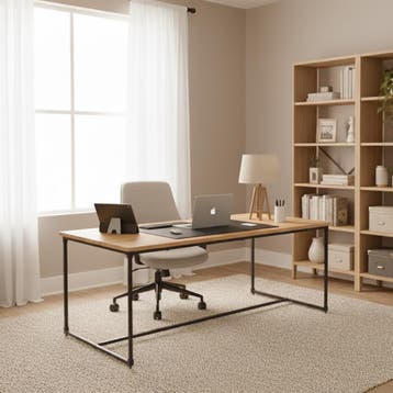 Bureau op maat | zwart of staal | ook op wielen | DIY, Ophalen of Verzenden, Met wielen, Nieuw