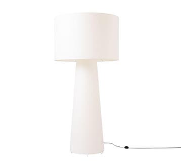 1x Cappellini Big Shadow vloerlamp Ø95x197 cm Wit Gebruikt, Gebruikt, Overige materialen, E27 (groot), 150 tot 200 cm