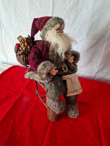 Figuur - Traditionele Kerstman in antieke stijl - verzamel, Nieuw