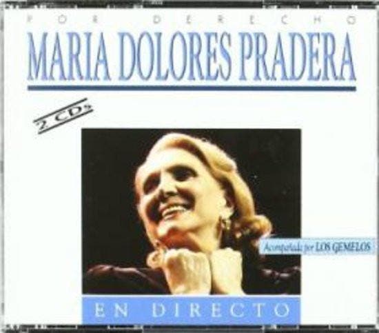 cd - Maria Dolores Pradera - compaÃ±ada Por Los Gemelos â, Cd's en Dvd's, Cd's | Overige Cd's, Zo goed als nieuw, Verzenden