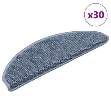 vidaXL Trapmatten zelfklevend Sisal-Look 30 st 65x21x4 cm, Verzenden, Nieuw