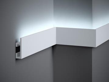 Plint LED QL019 (80 x 25 mm), lengte 2 m, Ophalen of Verzenden