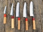 Keukenmes - Handgemaakte verzamelkoksmes-set (5) Japans