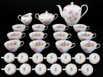 Seltmann Vohenstrauß - Koffieservies (15) - glanzende, Antiek en Kunst