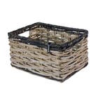Basil Mand Dijon Small rotan grijs/zwart, Fietsen en Brommers, Fietsaccessoires | Fietsmanden, Verzenden, Nieuw