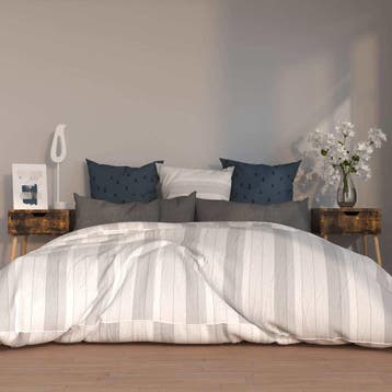 vidaXL Nachtkastjes 2 st 40x40x56 cm bewerkt hout gerookt, Minder dan 45 cm, Verzenden, Nieuw, 55 tot 70 cm