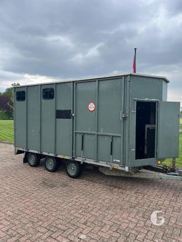 Prachtige pony koetsentrailer! 4 pony’s! Met lier!, Dieren en Toebehoren, Ophalen, Zo goed als nieuw, Overige typen
