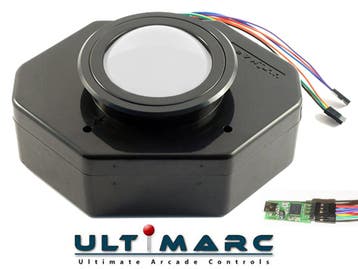 Ultimarc U-Trak Arcade Trackball Wit, Nieuw
