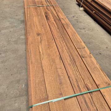 Thermo Frake Geschaafde Plank 3340x140x18-25mm, Doe-het-zelf en Verbouw, Platen en Panelen, Ophalen of Verzenden, Nieuw
