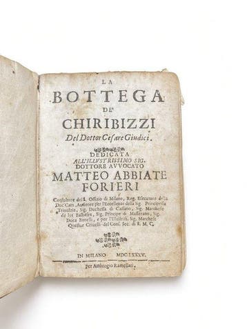 C. Giudici - La Bottega de’ Chiribizzi - 1685