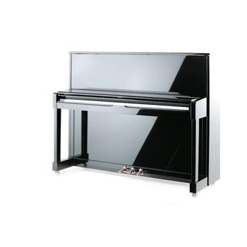 Actie -20% Petrof P 118 M1 PE chroom piano, Nieuw, Zwart, Piano