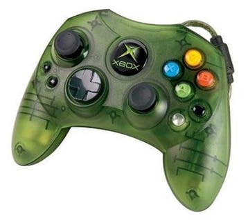 Microsoft Xbox Classic Controller S - Groen (Crystal Green), Spelcomputers en Games, Verzenden, Zo goed als nieuw