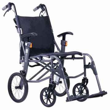 Lichtgewicht transport rolstoel 9.9 | Excel | Kleur: Grijs |, Ophalen of Verzenden, Nieuw