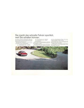1970 PORSCHE 911S SPORTOMATIC BROCHURE DUITS, Nieuw, Porsche, Author