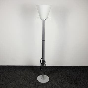 RAAK Vloerlamp - Glazen Lampenkap (B), Huis en Inrichting, Lampen | Vloerlampen, Ophalen of Verzenden, Gebruikt