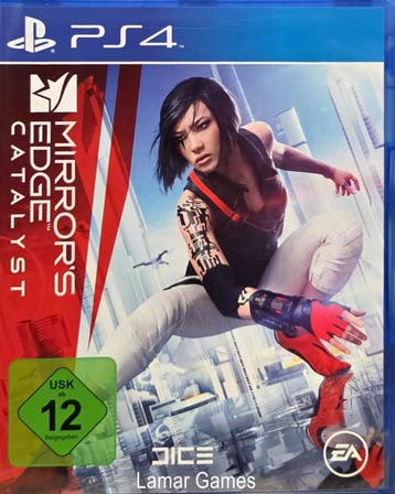 Mirrors Edge Catalyst Duits hoesje (ps4 tweedehands game), Ophalen of Verzenden, Zo goed als nieuw