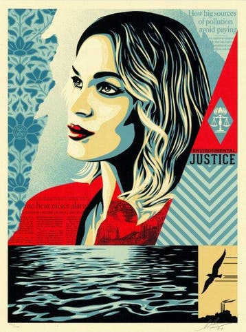 Shepard Fairey (OBEY) (1970) - Environmental Justice
