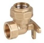 messing muurplaat binnendraad 25 x 3/4, Ophalen of Verzenden, Nieuw