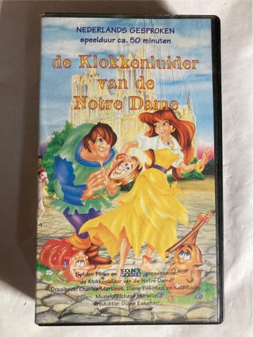DE KLOKKENLUIDER VAN DE NOTRE DAMME (VHS), Verzenden, Gebruikt