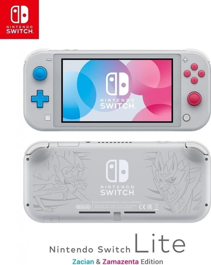 Nintendo Switch Lite Zacian & Zamazenta Limited Edition (..., Spelcomputers en Games, Spelcomputers | Nintendo Switch, Gebruikt