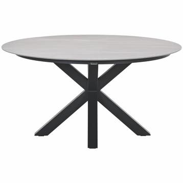 Garden Impressions Duuk tuintafel rond 150 cm - Napoli sand, Verzenden, Nieuw