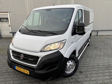 Fiat Ducato 35 3.0 CNG L2H1*MARGE*CLIMA*NAVI*HAAK*2XSCHUIF*, Stof, Gebruikt, Euro 6, Overige brandstoffen