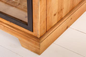 Massief dressoir HERITAGE 160 cm naturel grenen industrieele, Ophalen of Verzenden, Nieuw