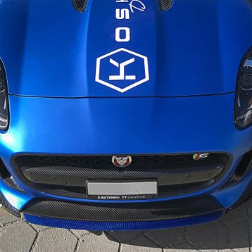 Jaguar F-Type Carbon Fiber Voor Lip, Verzenden