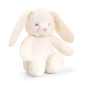 Konijn knuffel wit - pluche - 25 cm - knuffeldier, Verzenden, Nieuw