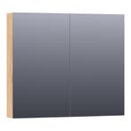 Brauer Impress Spiegelkast 80 cm - zonder Verlichting - Met, Huis en Inrichting, Badkamer | Badkamermeubels, Ophalen of Verzenden
