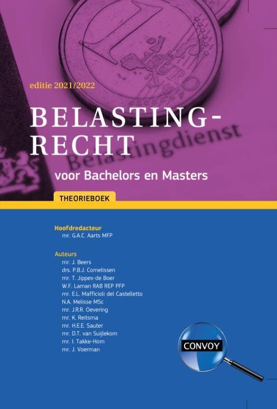 2021-2022 / Belastingrecht voor Bachelors en Masters /, Boeken, Wetenschap, Gelezen, Verzenden