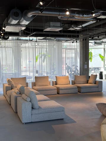 Flexform Groundpiece Modulaire Bank I NIEUWSTAAT + Garantie, Huis en Inrichting, 300 cm of meer, Ophalen of Verzenden, Zo goed als nieuw