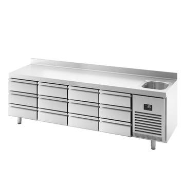 GGM Gastro | Koelwerkbank PREMIUM PLUS - 2452x700mm - 630 |, Verzenden, Nieuw in verpakking, RVS Meubilair