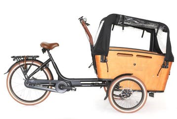 Vogue Carry 3 Elektrische Bakfiets Middenmotor Hydr. 8 Speed, Fietsen en Brommers, Fietsen | Bakfietsen, Ophalen of Verzenden