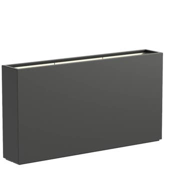Polyester plantenbak 150x25x80cm - Met bodem, Kunststof, 100 cm of meer, Nieuw, 60 cm of meer