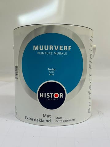 Histor Mat muurverf – Vuurpijl Knipholia 6781 – SET van 3 b, 5 tot 10 liter, Verzenden, Nieuw, Lak