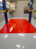 240m2 / 45kg  2K Epoxy Vloercoating Betoncoating HACCP Verf, Verzenden, Wit, Nieuw, Verf