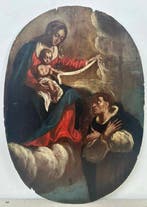 Carlo Maratta (1625–1713), ambito di - Madonna con Bambino e, Antiek en Kunst