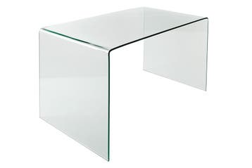 Extravagante glazen eettafel FANTOME 120cm transparant, Ophalen of Verzenden, Nieuw in verpakking