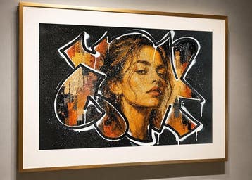 Timo Wedell - Dark Queen - Unikat Edition Street Pop Art