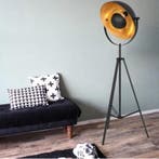 2dekans | Vloerlamp Sunflower - 1-lichts - draaibaar en, Ophalen of Verzenden, Zo goed als nieuw