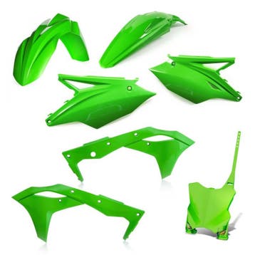 Cycra 17-20 Kawasaki KX250F 5-pc Replica Body Kit - Green, Ophalen of Verzenden