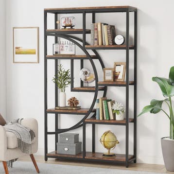 Industriële Boekenkast 5-Laags Vrijstaand - Stijlvolle Etagè, Verzenden, Nieuw