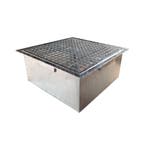 The DropPit Comfort XXL asbaktegel 60x60 cm - verzinkt, Verzenden, Nieuw