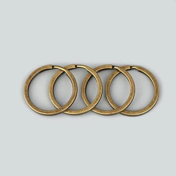 Set van 30 mooie sleutelringen (22-28 mm, kleur 1: brons), Ophalen of Verzenden, Nieuw