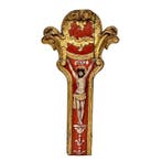 Kerkelijk fries - Christus aan het kruis - 45 cm - Hout -, Antiek en Kunst