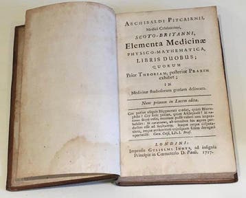 Archibald Pitcairn[e] - Elementa medicinae
