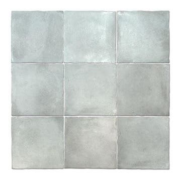 Wandtegel Agostino Brume Handvorm Grijs Mat 13x13, Nieuw, Minder dan 20 cm, 10 m² of meer, Wandtegels