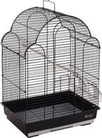 parkietenkooi - vogelkooi - kooi -  bali zwart, Dieren en Toebehoren, Vogels | Hokken en Kooien, Verzenden, Nieuw, Metaal, Vogelkooi